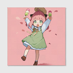 Холст квадратный Семья Шпиона Аня Форджер, цвет: 3D-принт — фото 2