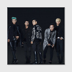 Холст квадратный Big Bang Black, цвет: 3D-принт — фото 2