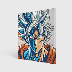 Холст квадратный Goku, цвет: 3D-принт