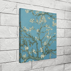 Холст квадратный Цветущие ветки миндаля - картина ван Гога, цвет: 3D-принт — фото 2