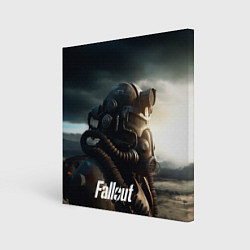 Холст квадратный Fallout man game, цвет: 3D-принт