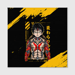 Холст квадратный Киборг Луффи - One Piece, цвет: 3D-принт — фото 2