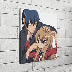 Холст квадратный Toradora Тайга Рюдзи, цвет: 3D-принт — фото 2