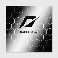 Холст квадратный Need for Speed glitch на светлом фоне, цвет: 3D-принт — фото 2