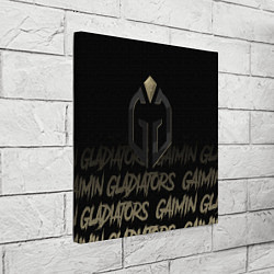Холст квадратный Gaimin Gladiators style, цвет: 3D-принт — фото 2