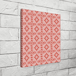 Холст квадратный Сварожич - славянский орнамент, цвет: 3D-принт — фото 2