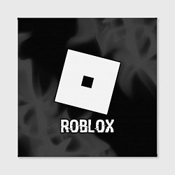 Холст квадратный Roblox glitch на темном фоне, цвет: 3D-принт — фото 2