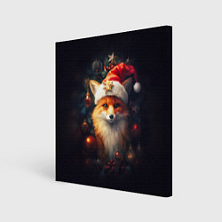 Холст квадратный New year s fox, цвет: 3D-принт