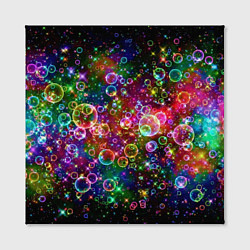 Холст квадратный Мыльные пузырики, цвет: 3D-принт — фото 2