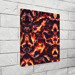 Холст квадратный Бурлящая лава, цвет: 3D-принт — фото 2