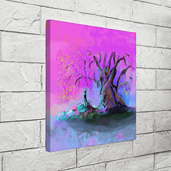 Холст квадратный Волшебное дерево, цвет: 3D-принт — фото 2