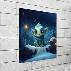 Холст квадратный Великолепный звездоцап дракон, цвет: 3D-принт — фото 2
