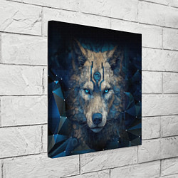 Холст квадратный Fantasy wolf, цвет: 3D-принт — фото 2