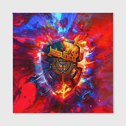 Холст квадратный Invincible shield - Jadas Priest, цвет: 3D-принт — фото 2