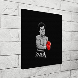 Холст квадратный Rocky Balboa, цвет: 3D-принт — фото 2