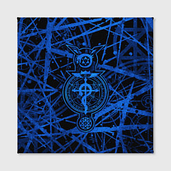 Холст квадратный Fullmetal Alchemist - symbols, цвет: 3D-принт — фото 2