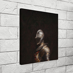 Холст квадратный Рыцарь в стальных доспехах, цвет: 3D-принт — фото 2