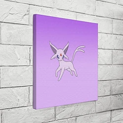 Холст квадратный Espeon Pokemon - розовая кошка покемон, цвет: 3D-принт — фото 2