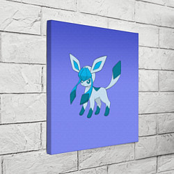 Холст квадратный Glaceon Pokemon, цвет: 3D-принт — фото 2