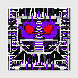 Холст квадратный Броня шоквейва трансформеры, цвет: 3D-принт — фото 2