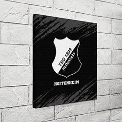 Холст квадратный Hoffenheim sport на темном фоне, цвет: 3D-принт — фото 2