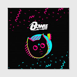 Холст квадратный David Bowie - rock star cat, цвет: 3D-принт — фото 2