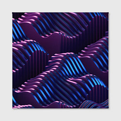 Холст квадратный Объемные пластины изгибающиеся, цвет: 3D-принт — фото 2
