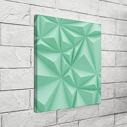 Холст квадратный Объемные пирамидки, цвет: 3D-принт — фото 2