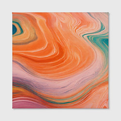 Холст квадратный Мраморный паттерн, цвет: 3D-принт — фото 2