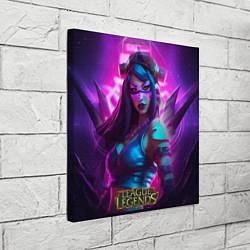 Холст квадратный League Of Legends Akali Kda, цвет: 3D-принт — фото 2