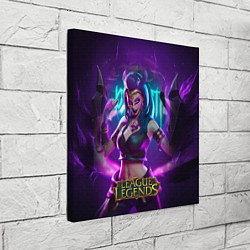 Холст квадратный League Of Legends Akali Kda, цвет: 3D-принт — фото 2