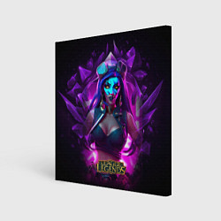Холст квадратный League Of Legends Akali Kda, цвет: 3D-принт
