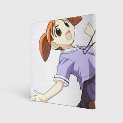 Холст квадратный Azumanga Daioh Тиё Михама, цвет: 3D-принт