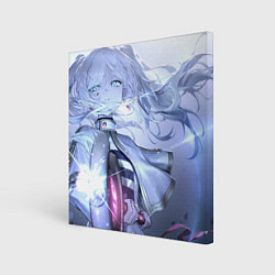 Холст квадратный Frieren: Beautiful Blue, цвет: 3D-принт