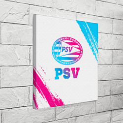 Холст квадратный PSV neon gradient style, цвет: 3D-принт — фото 2