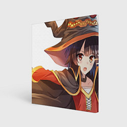 Холст квадратный Konosuba Мэгумин, цвет: 3D-принт