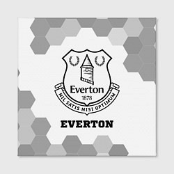 Холст квадратный Everton sport на светлом фоне, цвет: 3D-принт — фото 2