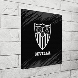 Холст квадратный Sevilla sport на темном фоне, цвет: 3D-принт — фото 2