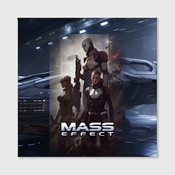 Холст квадратный Mass Effect game, цвет: 3D-принт — фото 2