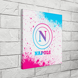 Холст квадратный Napoli neon gradient style, цвет: 3D-принт — фото 2