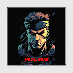 Холст квадратный Веном Снейк Metal gear game, цвет: 3D-принт — фото 2