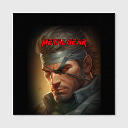 Холст квадратный Веном Снейк из игры Metal gear, цвет: 3D-принт — фото 2