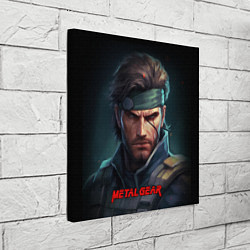 Холст квадратный Веном Снейк из игры Metal gear, цвет: 3D-принт — фото 2