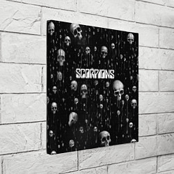 Холст квадратный Scorpions rock group, цвет: 3D-принт — фото 2