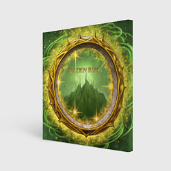 Холст квадратный Elden Ring logo, цвет: 3D-принт