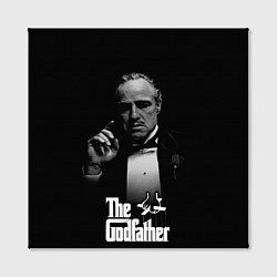 Холст квадратный Don Vito Corleone, цвет: 3D-принт — фото 2