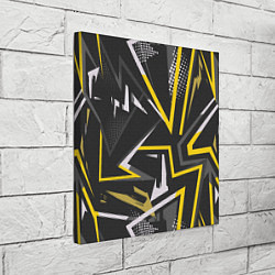 Холст квадратный Абстрактный фон со спортивным узором, цвет: 3D-принт — фото 2