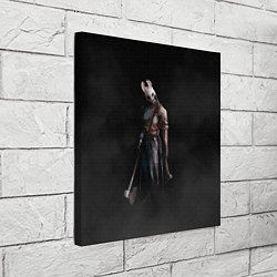 Холст квадратный Dead By Daylight - Охотница, цвет: 3D-принт — фото 2