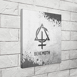 Холст квадратный Behemoth - white gradient, цвет: 3D-принт — фото 2