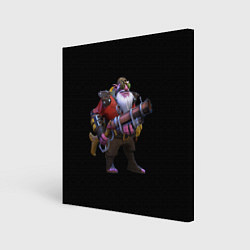 Холст квадратный Снайпер Dota 2, цвет: 3D-принт